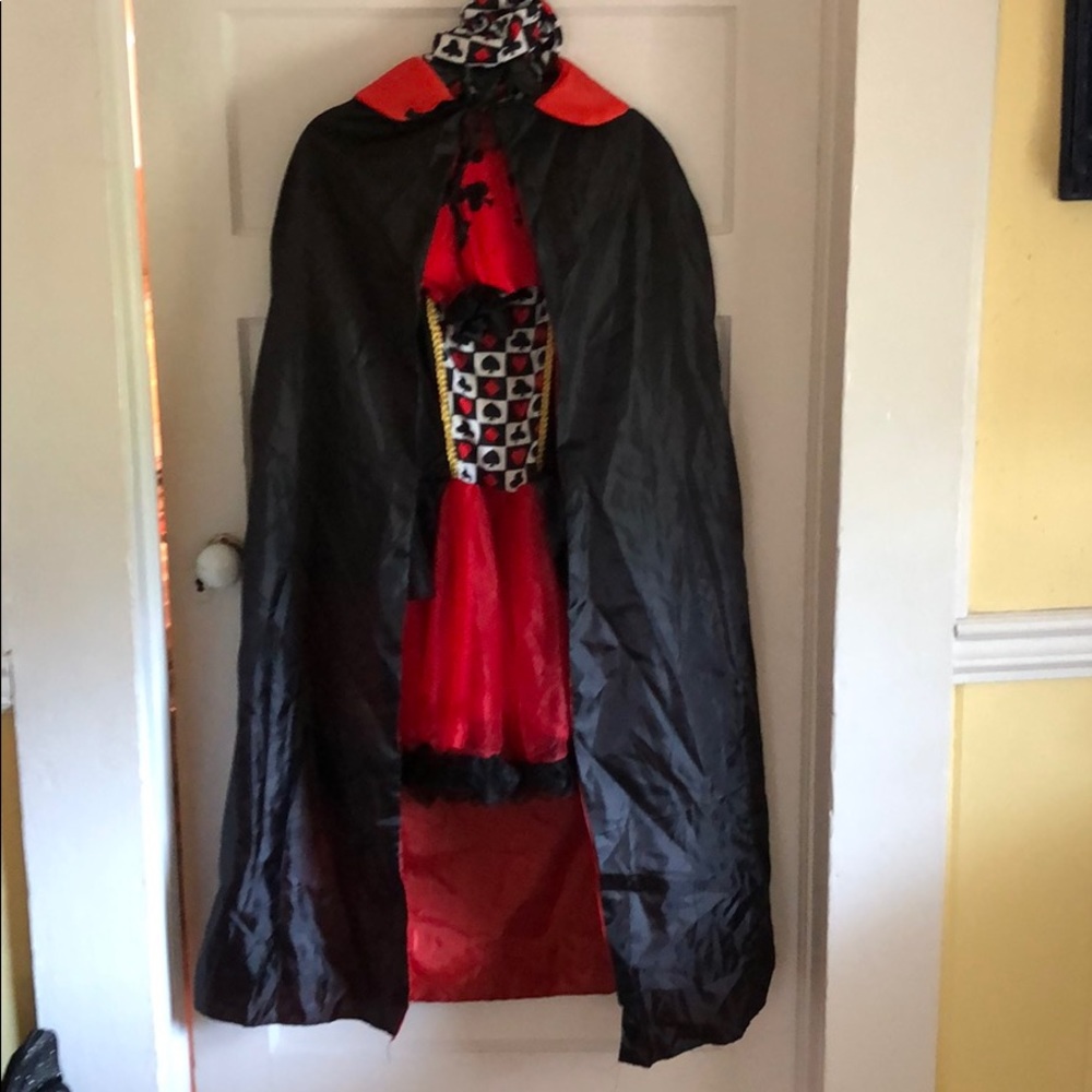 Queen of Hearts Halloween costume. Worn once.